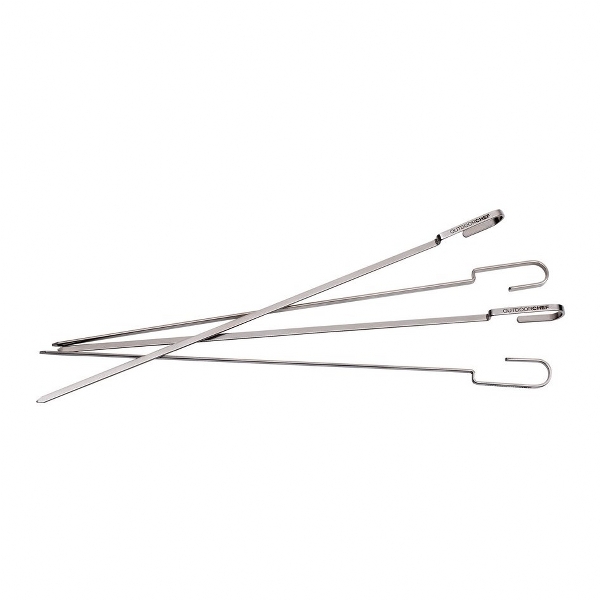 Outdoorchef, spiedini in acciaio inox - set 4 pz, Supporti