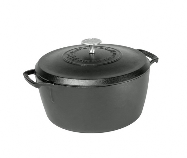 Lodge, casseruola con coperchio blacklock - 5,2 lt, Casseruole e stampi in  ghisa