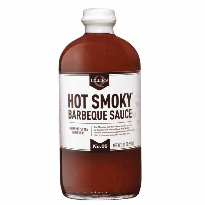 HOT SMOKY BBQ SAUCE - 21 OZ (595 GR)