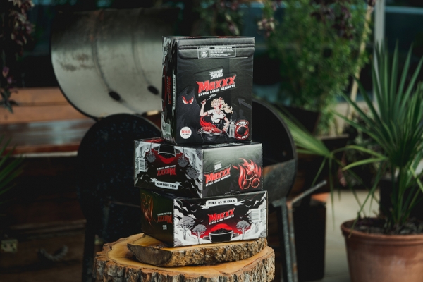 Stufe A Carbonio Bricchette Carbone Per Camino 30kg - 3 Confezioni Da 10kg - Alto Potere Calorifico - Poca Cenere Carbone Vegetale 10 Kg - 4