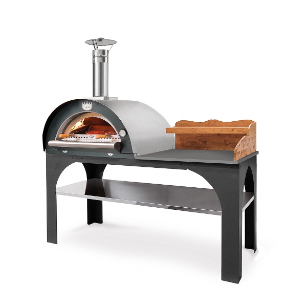 Clementi, pizza party - tetto inox, Forni per pizza a LEGNA