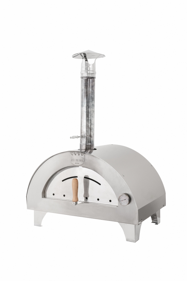Clementi, clementino 60x40 - portatile - tetto inox, Forni per pizza a LEGNA